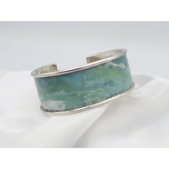 Artisan 1" Cuff Bracelet - Wearable Art - One of A Kind - Picture 3 of 3